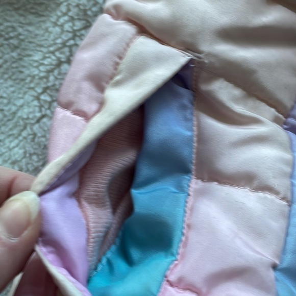 Pastel Girls Puffer Coat Sherpa-lined - Picture 3 of 4